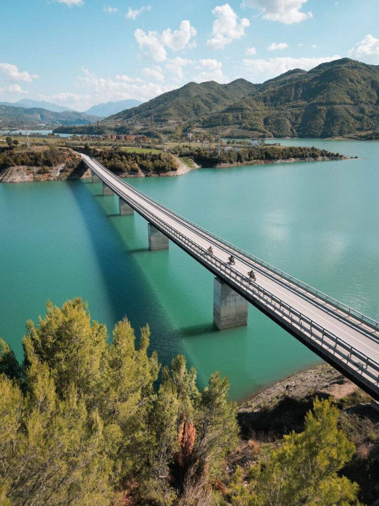 Adventure motorcycle route through Montenegro and Albania