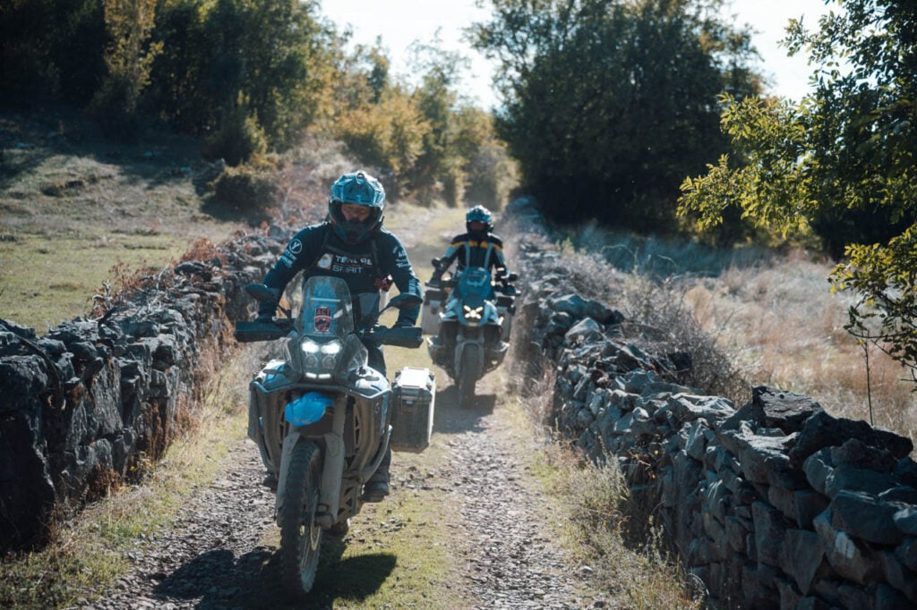 Adventure motorcycle route through Montenegro and Albania