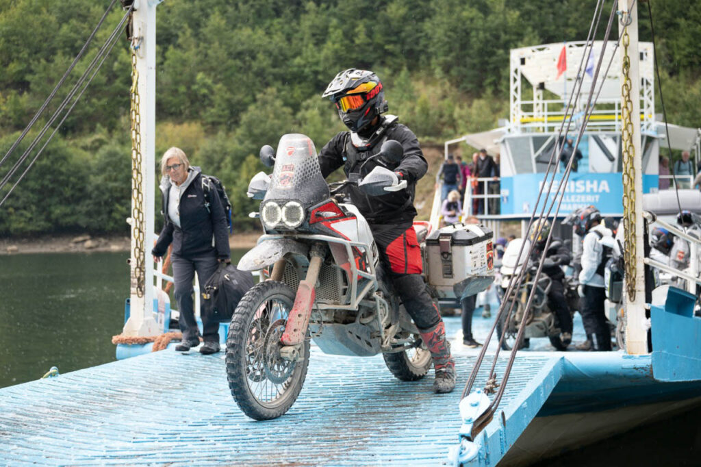 Adventure motorcycle route through Montenegro and Albania