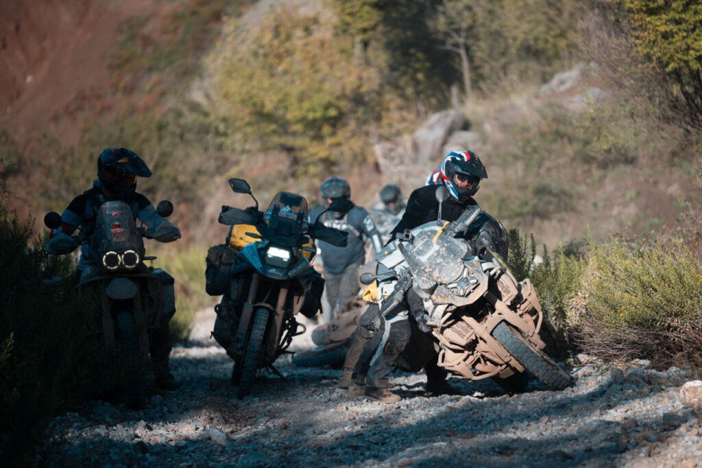 Adventure motorcycle route through Montenegro and Albania