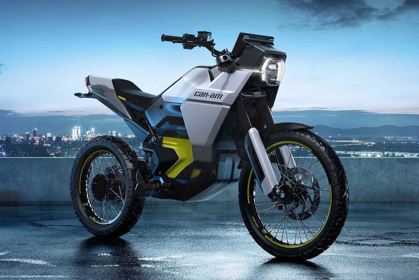 Can-Am Origin electric dual sport motorcycle