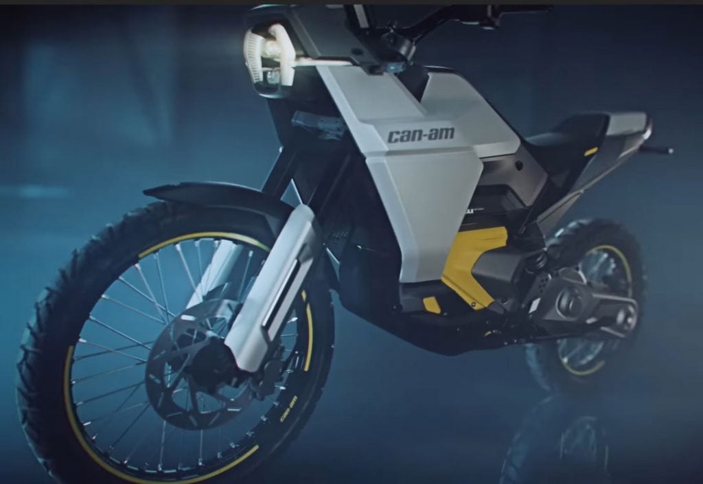 Can-Am Origin electric dual sport motorcycle