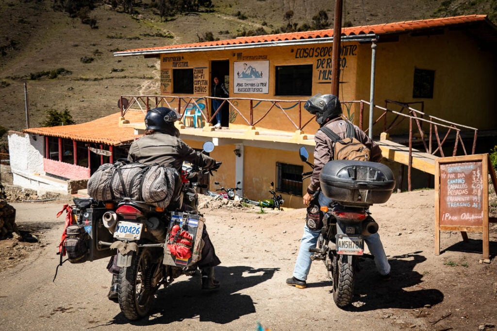 An adventure motorcycle ride in Venezuela