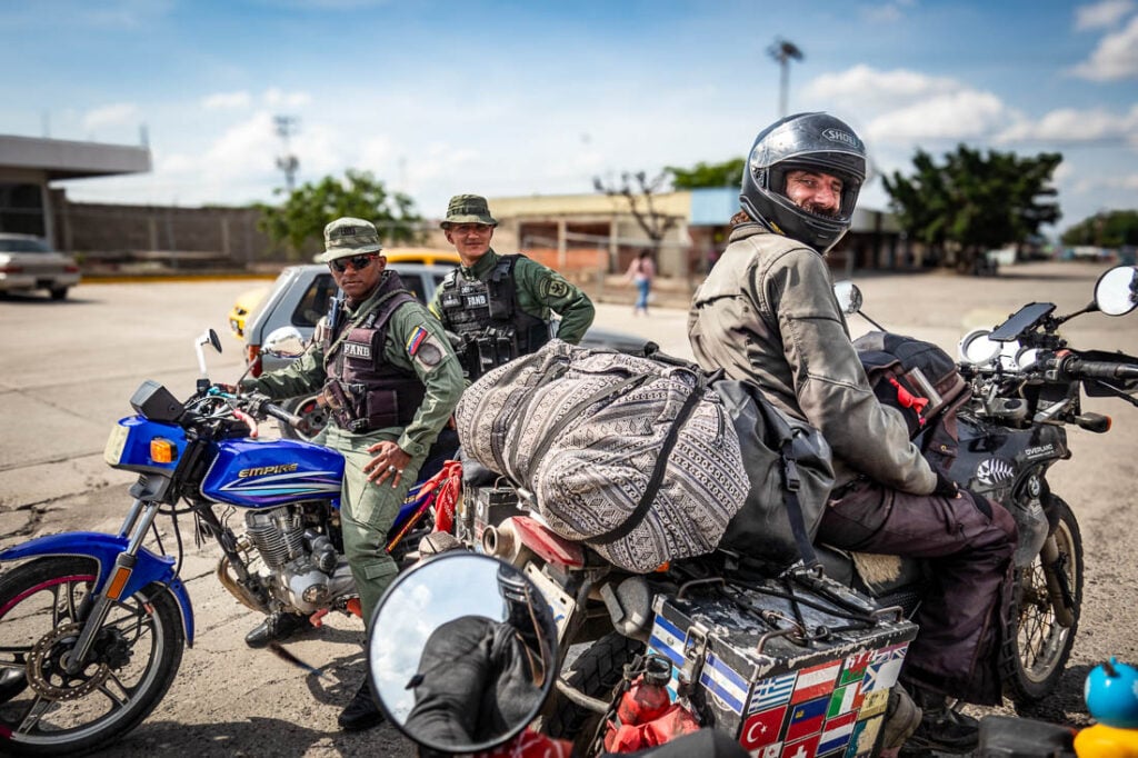 An adventure motorcycle ride in Venezuela