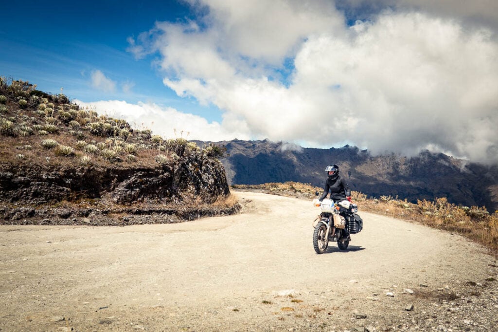 An adventure motorcycle ride in Venezuela