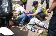First Aid Assistance to Rider