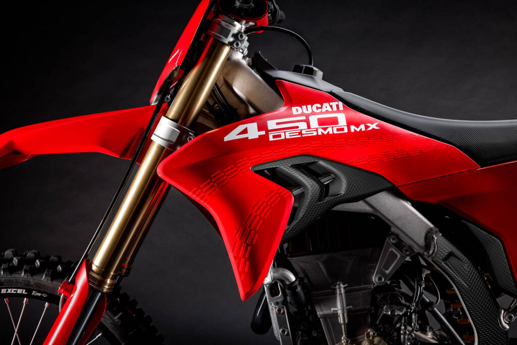 Ducati Desmo450 MX motocross bike