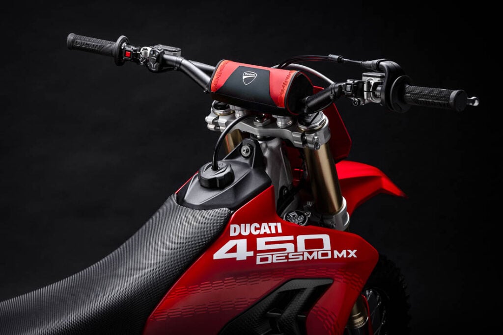 Ducati Desmo450 MX motocross bike