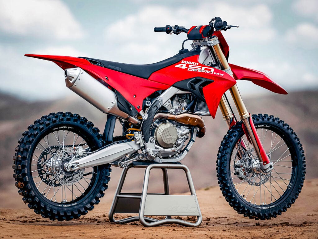 Ducati Desmo450 MX motocross bike