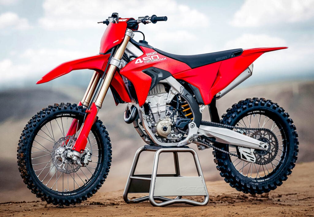 Ducati Desmo450 MX motocross bike
