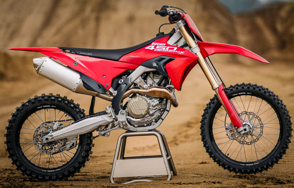 Ducati Desmo450 MX motocross bike
