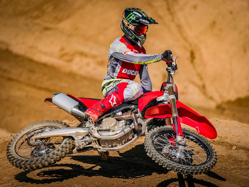 Ducati Desmo450 MX motocross bike
