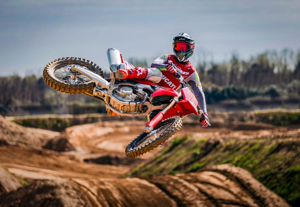 Ducati Desmo450 MX motocross bike