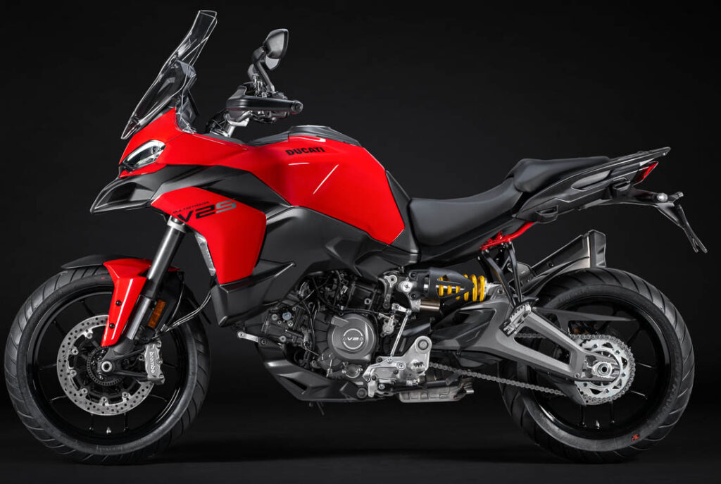 Ducati 890cc Multistrada V2 adventure motorcycle