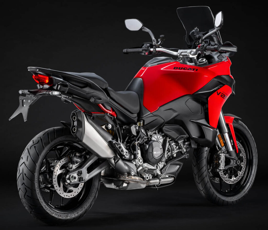 Ducati 890cc Multistrada V2 adventure motorcycle