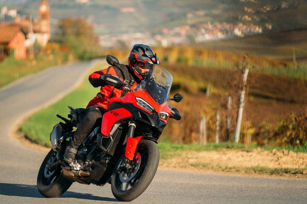 Ducati 890cc Multistrada V2 adventure motorcycle