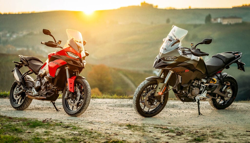 Ducati 890cc Multistrada V2 adventure motorcycle