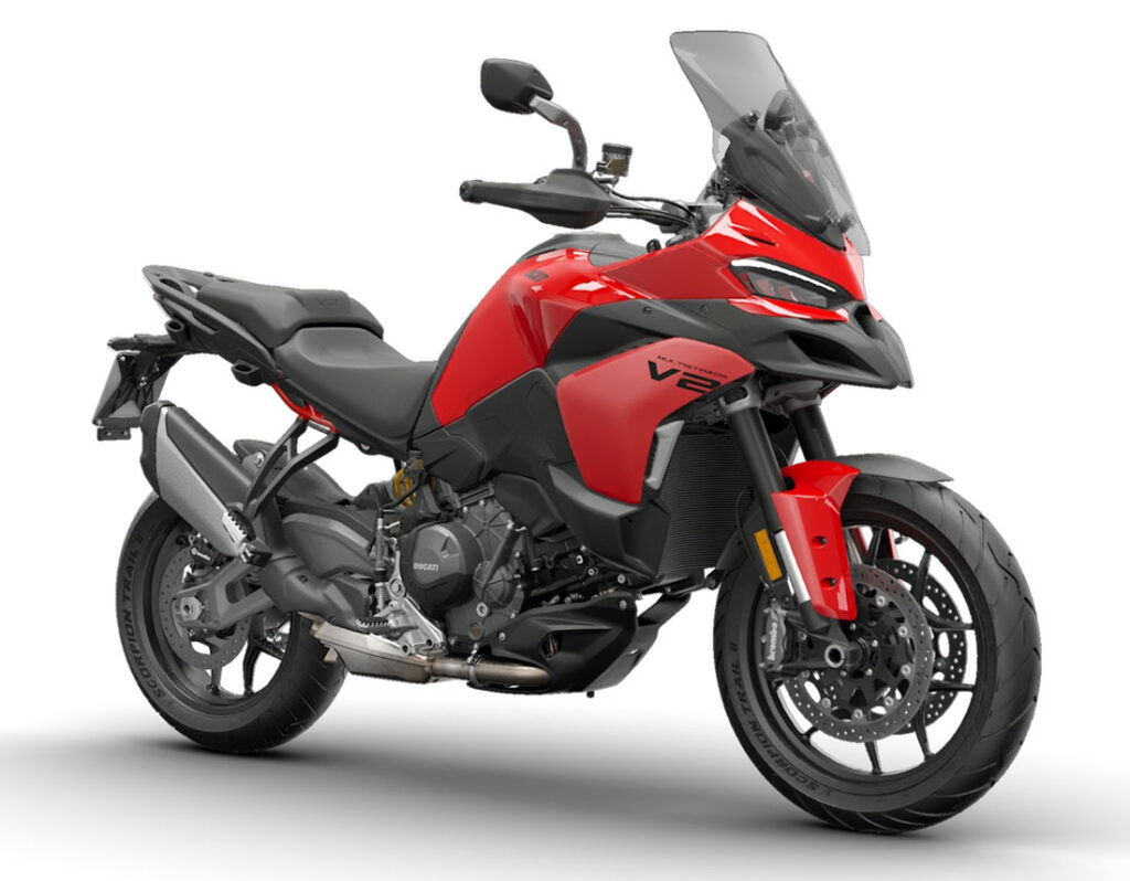 Ducati 890cc Multistrada V2 adventure motorcycle