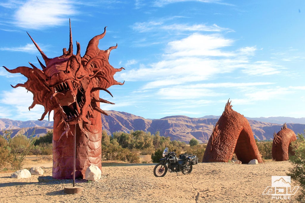 Strange Desert Art in Southern California.