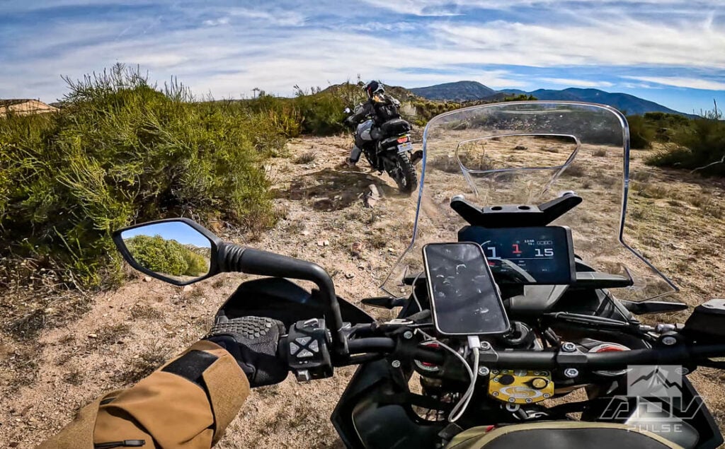 Riding hidden motocross tracks