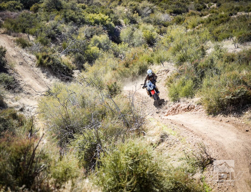 upgraded suspension on the KTM 790 Adventure