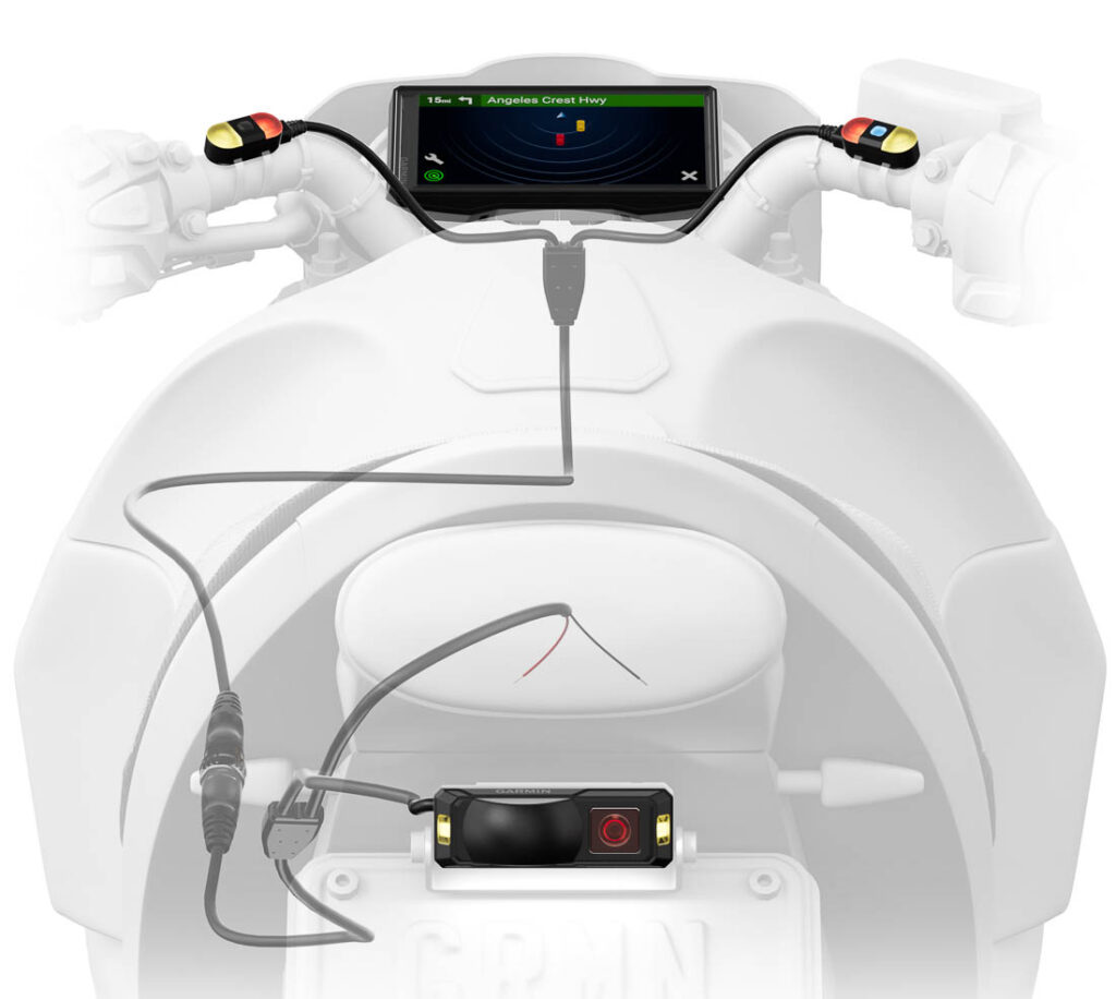 Garmin Zumo R1 radar system for motorcycles