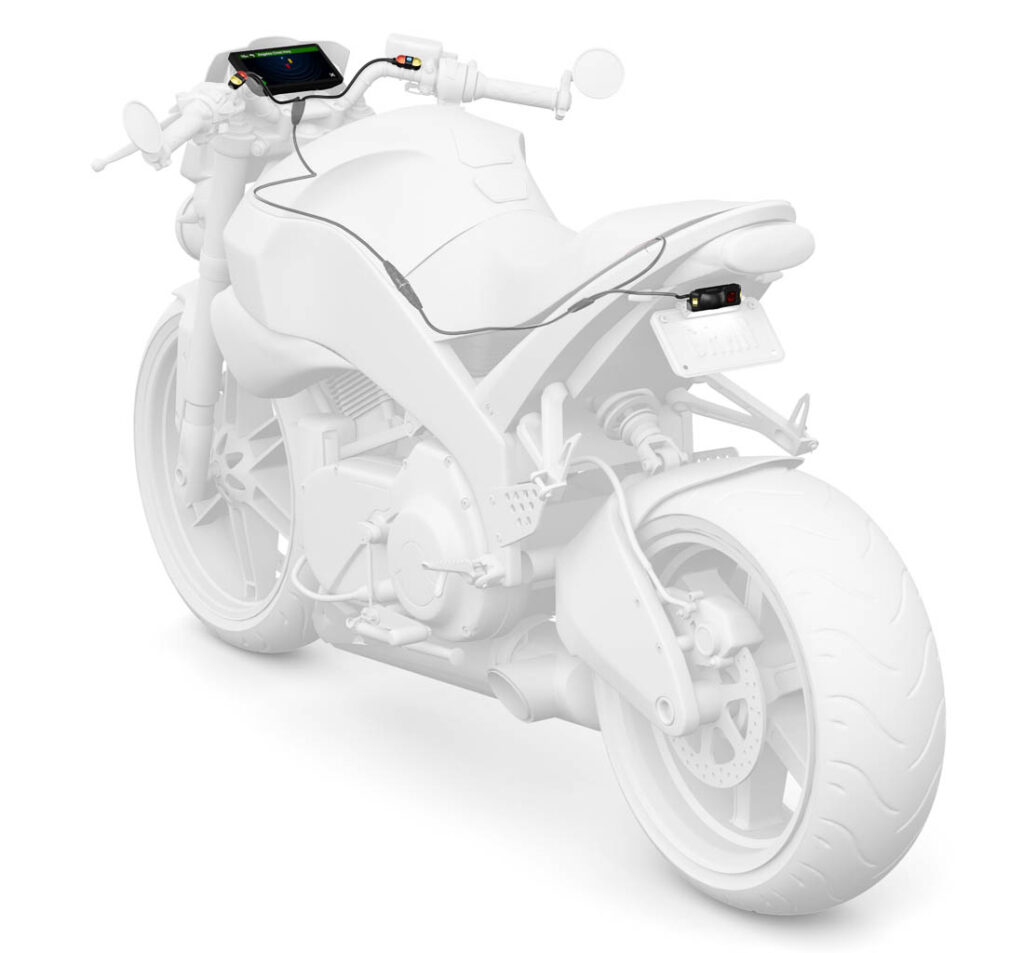 Garmin Zumo R1 radar motorcycle blind spot monitoring