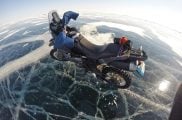 Riding across Siberia's Lake Baikal
