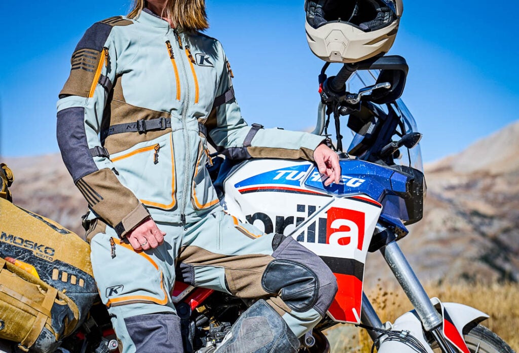 Klim adventure motorcycle riding gear for women
