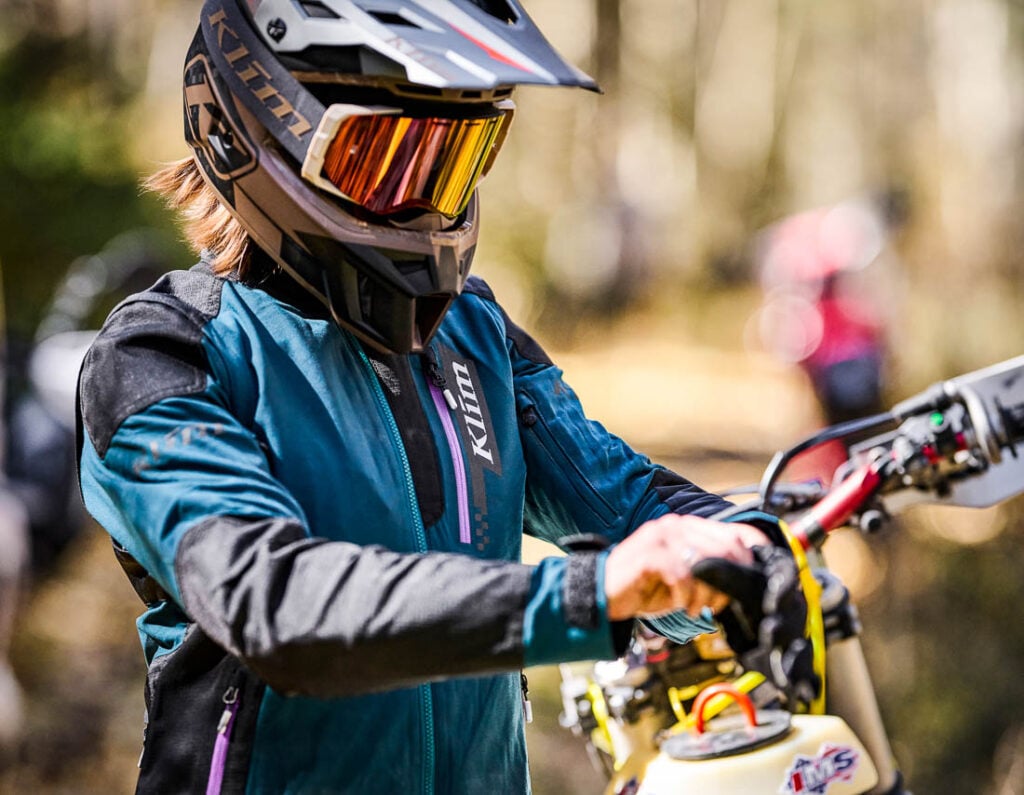 Klim adventure motorcycle riding gear for women