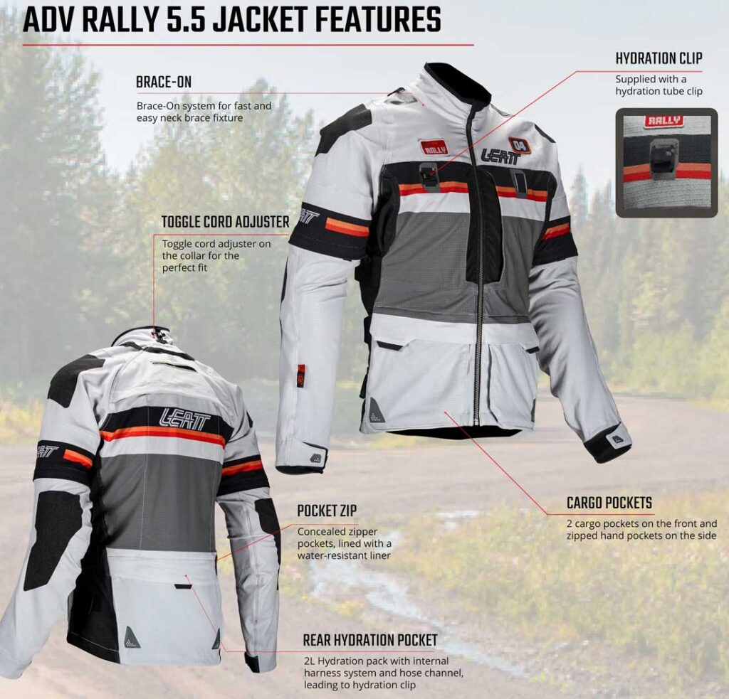 Leatt ADV Rally 5.5 adventure motorcycle suit