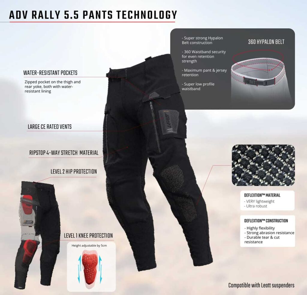 Leatt ADV Rally 5.5 adventure motorcycle suit