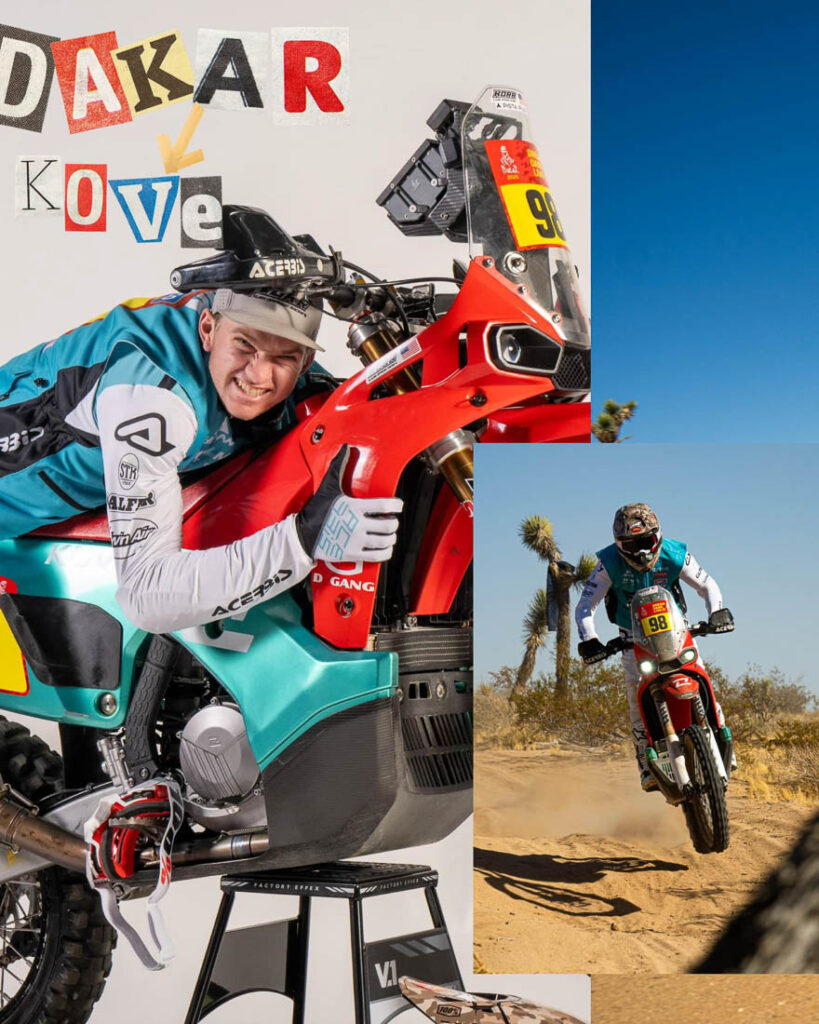 Mason Klein returns to Dakar 2025 with Kove Factory Racing Team