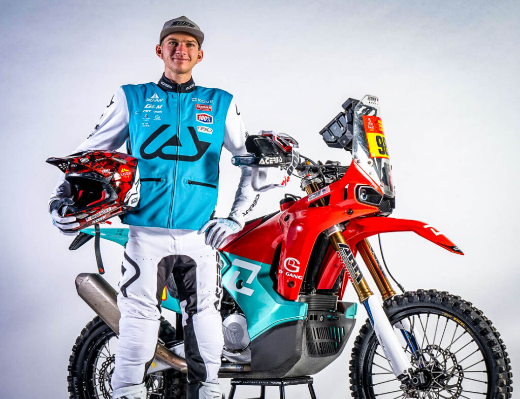 Mason Klein returns to Dakar 2025 with Kove Factory team