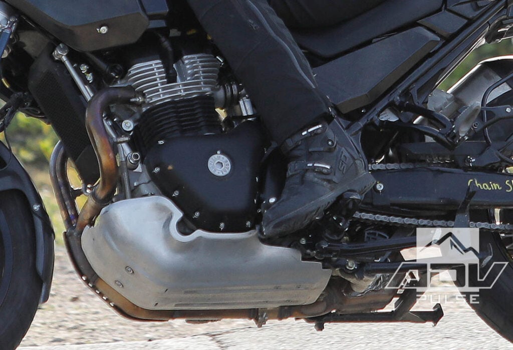 Royal Enfield Himalayan 650 spied testing