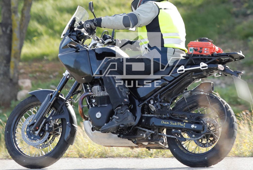 Royal Enfield Himalayan 650 spied testing