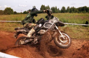Sandpit on a BMW R1200GS Adventure