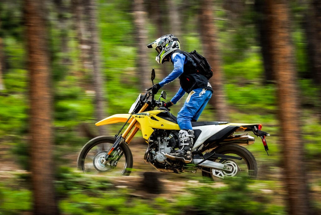 Suzuki DR-Z4s Dual Sport Take it to the streets test ride