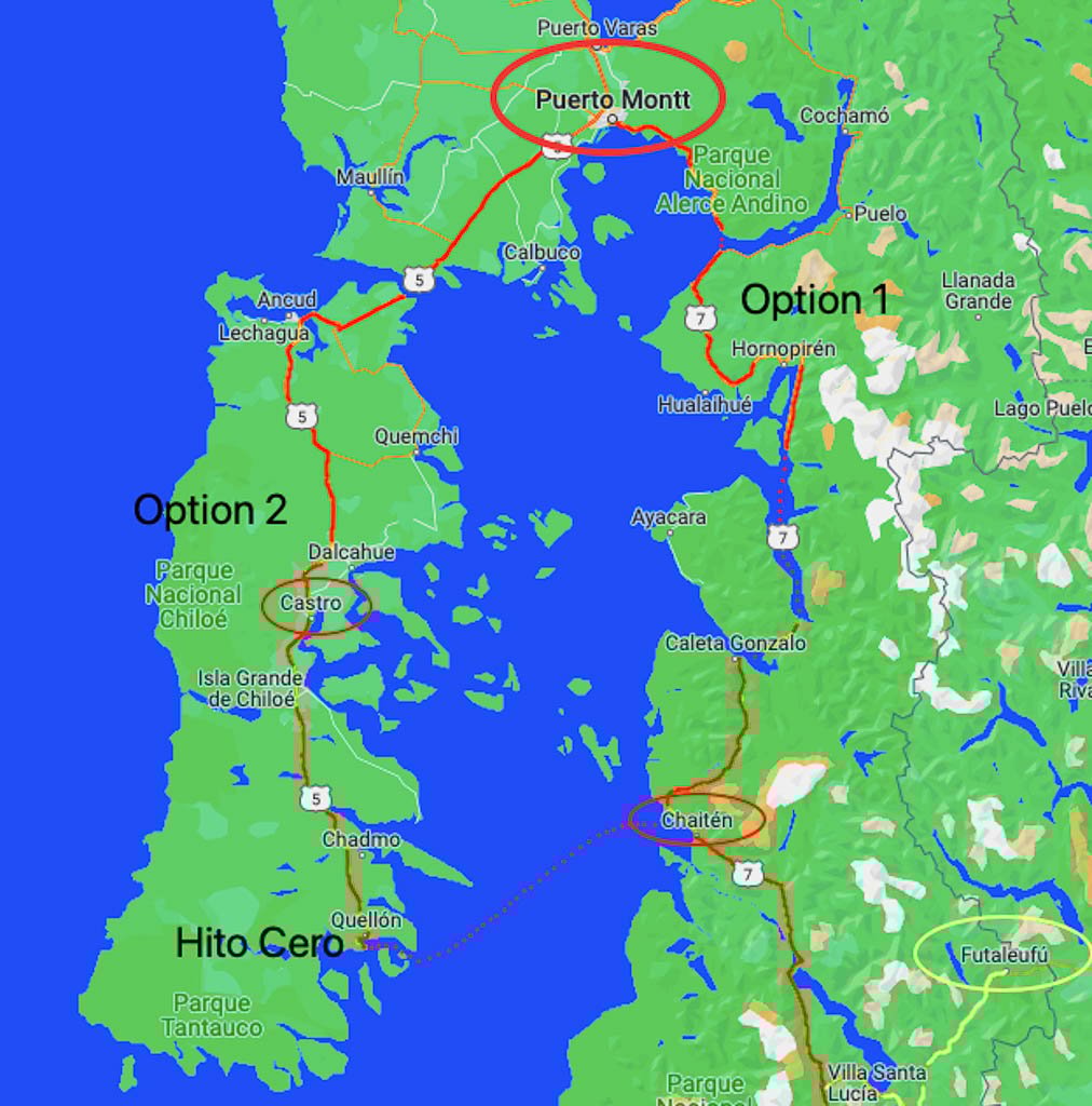 Ruta 7 Patagonia adventure motorcycle ride