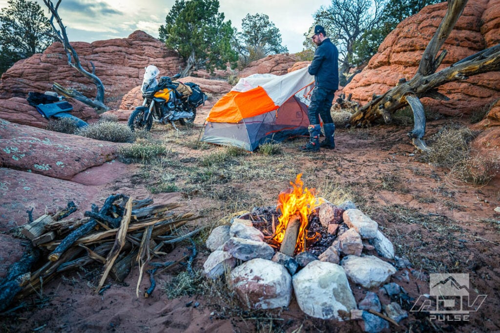 Camping in Vermilion Cliffs