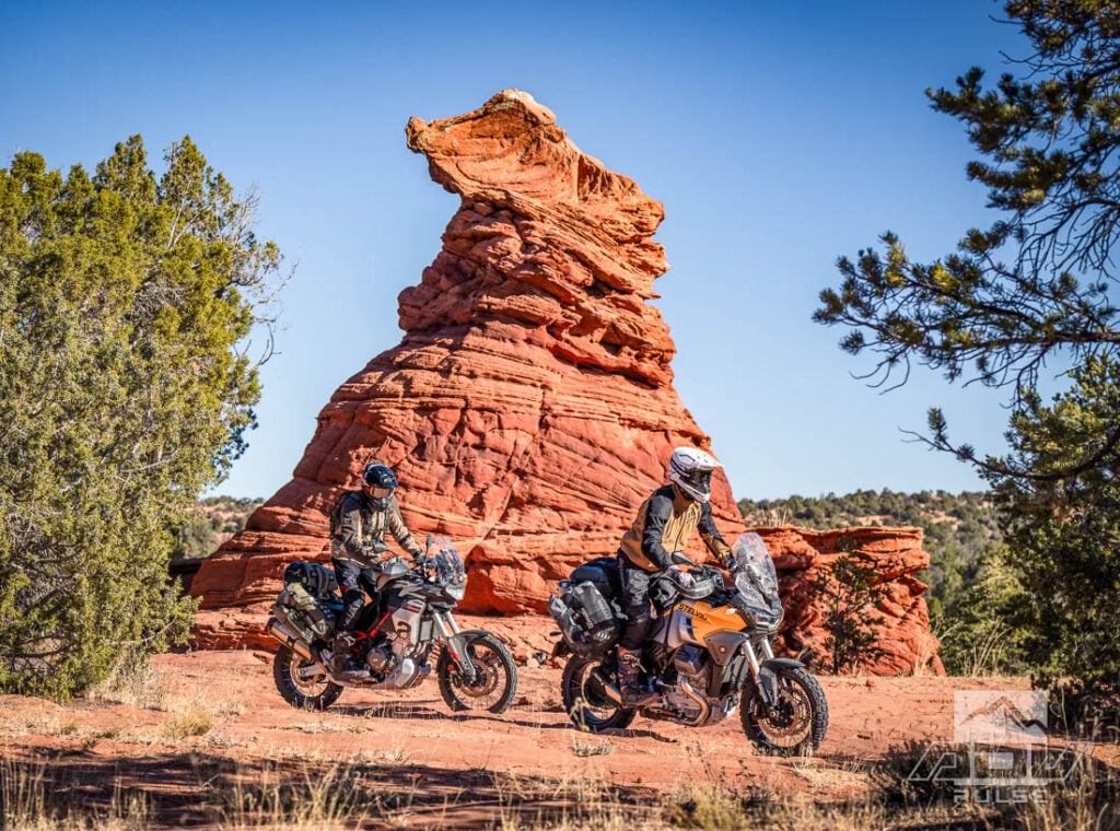 Unique rock formations in the Vermilion Cliffs